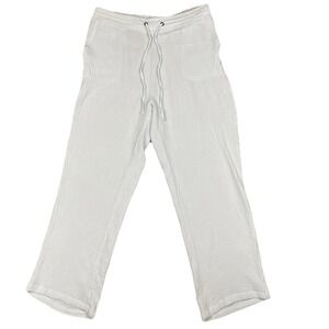 C&C California Pale Blue Cotton Gauze Wide Leg Pants Women‎ XL Beach Loungewear